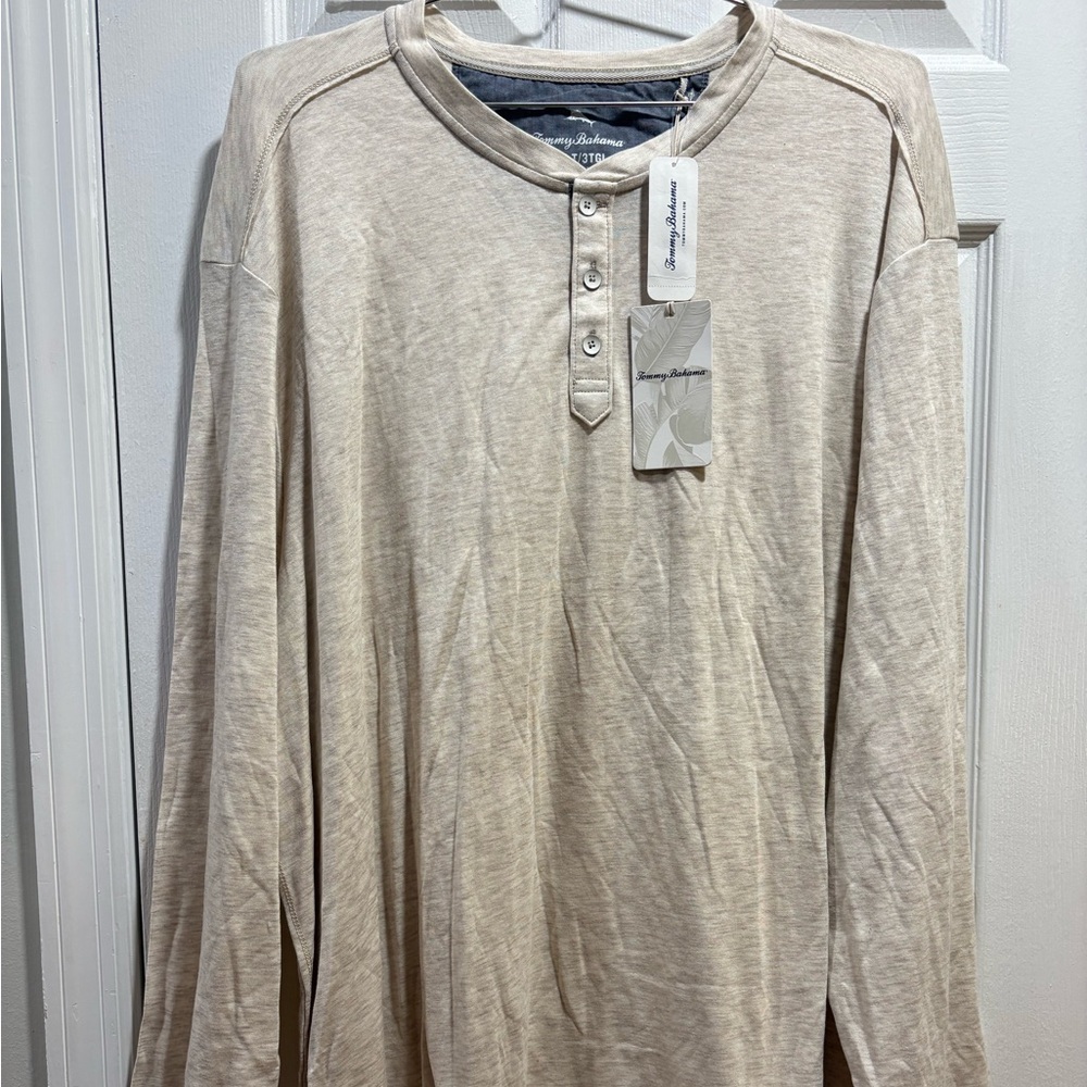 Tommy Bahama Men’s 3XLT Big Long Sleeve Henley